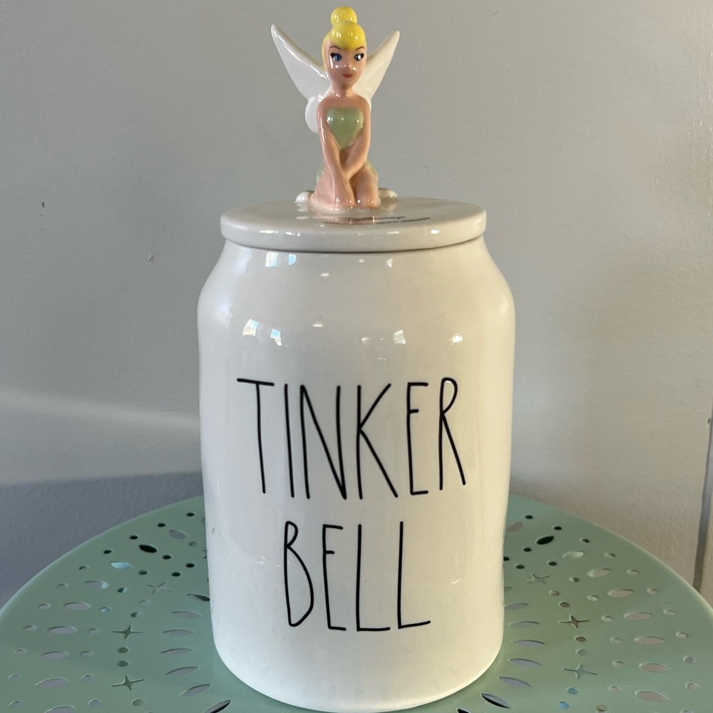 Rae Dunn Disney Tinker Bell canister NWOT